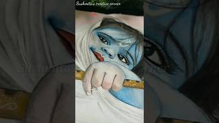 🌼 drawing cute kanha ji 😍 #drawing #art #krishna #shorts #ytshortsindia #like