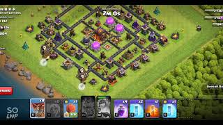 Clash Of Clans: Gameplay #42 |How To Beat Th10 Using "Balloon Attack" in Multiplayer Battle|