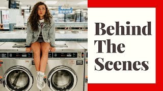 SHOOTING AT A LAUNDROMAT | Nikon D750 // Behind The Scenes