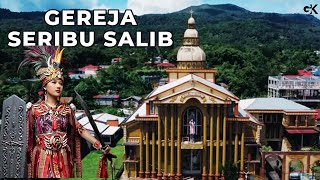 SATU SATUNYA DI ASIA GEREJA KATOLIK DENGAN ORNAMEN RIBUAN SALIB // WISATA ROHANI KAKI GUNUNG LOKON