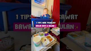 TIPS NAIK PESAWAT BAWA BAYI 8 BULAN #bayi #naikpesawat #pesawat #travelling #garuda #babybassinet