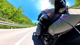 Transalp XL750 quickshifter fun in the swiss alps