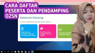 CARA INPUT DATA PESERTA O2SN 2023