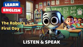 Improve English Speaking Skills (The Robot’s First Day) - English Listening Practice