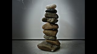 Stone Stacking First time