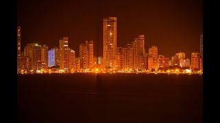 A penthouse view (24th floor) Cartagena Colombia at night/Breathtaking!