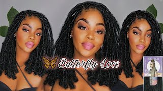 DIY DISTRESSED BUTTERFLY LOCS Tutorial Using darling braids | Privemacho