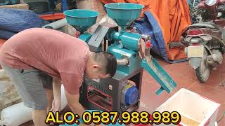 Máy xát thóc trà gạo 2 chức năng Toàn Phát vỡ ngô mảnh siêu sạch - 0587.988.989