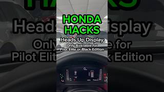 Heads Up Display Honda Pilot #honda #pilot #hondapilot