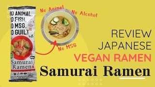 Review Japanese Vegan Ramen, SAMURAI RAMEN, Oleh-Oleh Jepang Untuk Semura Orang.