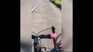 Exímio bike no giro leve,ciclismo de estrada tem que ser bem aproveitado.