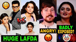 Actors HUGE LAFDA! 😱| Alia, Karan Vs Kangana, Divya, MrBeast ANGRY, Bebika EXPOSED?, IshowSpeed |