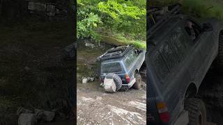 Uk Off Road Toyota 80 Series Rock Crawling #offroad #toyotalandcruiser #shortsfeed