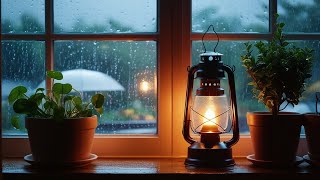 Soothing Rain on the Window Relaxing Sounds for Meditation