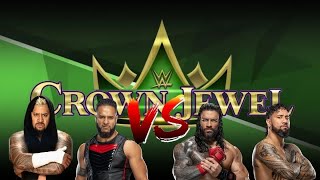 Roman Riengs and Jey uso vs THE new blood line SOLO and Toma tanga (Whoever wins gets seth rollins)