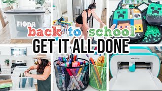 BACK TO SCHOOL GET IT ALL DONE | PREP WITH ME FOR BACK TO SCHOOL 2022