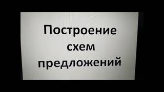 Построение схемы предложения 1 класс Букварь В. Репкина