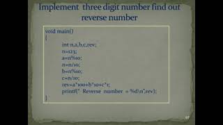 Arithmetic Operator in  C language