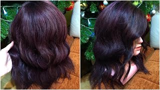 Dark Purple Hair Dyeing | Schwarzkopf IGORA Royal Opulescence | Farbowanie włosów