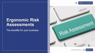 Ergonomic Risk Assessments Webinar