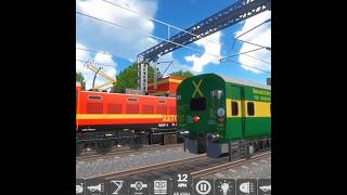 Indian railway simulator India icf train #tracksoundrsigame