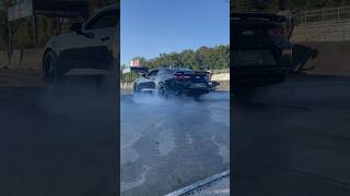 6th Gen Camaro Burnout launches #shorts #camaro #racecar #dragracing #racing #shortsviral #allmotor