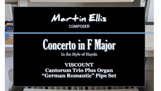 Martin Ellis: Concerto in F Major (Organ)