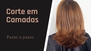 Passo a passo de como fazer o  corte U em camadas