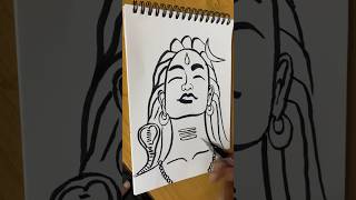 Shankar bhagwan drawing #mahadev #mahakal #sawan #drawing