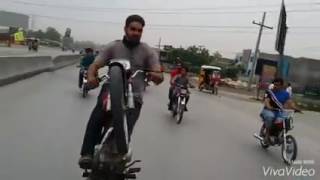 gujranwala wheeling   Pakistan one wheeling   Najam Dogar