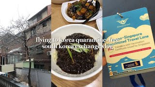 FLYING TO KOREA IN THE PANDEMIC QUARANTINE-FREE / vlog