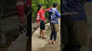 Mancing pinggiran di pulau Onrust