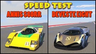 ANNIS S80RR VS PRINCIPE DEVESTE EIGHT - SPEED TEST - GTA 5 ONLINE