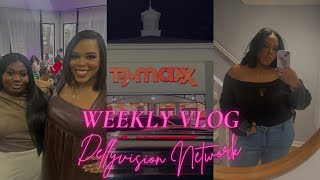 VLOG 1 VisionBoard Party w/ @iamchelsiejanea809, Microlinks, TJ MAXX Haul !!!