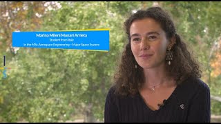 Master of science student experience: Marina Mileni Munari Arrieta from Italy