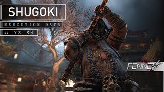 Execution Data - Shugoki | For Honor