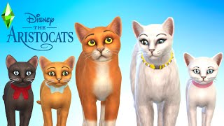 Duchess, Thomas O' Malley, Marie, Berlioz And Toulouse [The Aristocats] : Create a Sim I Sims 4