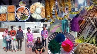 Holi special Vlog. Bacchon ne ki khoob masti.🌺😊🎨