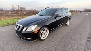 2011 Mercedes E 350 Wagon Black Walk around