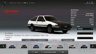 [#15] Gran Turismo 5 - Toyota Sprinter Trueno GT-APEX (S.SHIGENO VER.) '00 - Trial Mountain Circuit