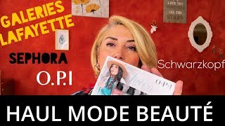 Haul mode & beauté Séphora