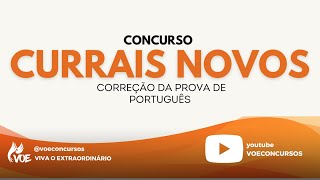 Concurso Currais Novos: Correção de Português