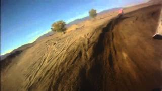 Collin Mchaney - 14 years old on a YZ450F at Fernley East Track