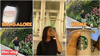 GOING HOME || BANGALORE TO MEGHALAYA || MINI VLOG || Alosa Shylla