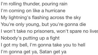 AC/DC “Nobody’s putting up a fight”  (description)