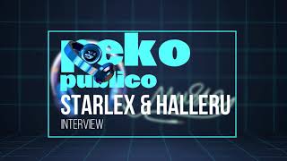 PEKO INTERVIEW First Podcast in the studio with Halleru and Starlex