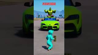 Baby Destory The All Superheroes Cars 🥶#shortsfeed #youtubeshorts #shortvideo #gta5