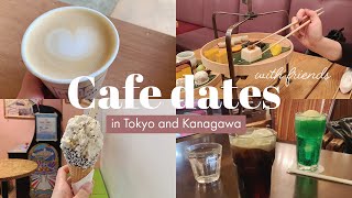 Cafe dates with friends in Japan //  in Tokyo and Kanagawa