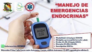 MANEJO DE EMERGENCIAS ENDOCRINAS