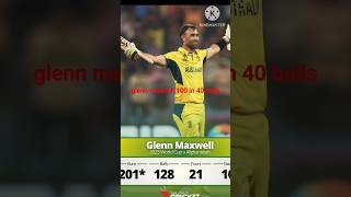 glenn maxwell 100 in 40 balls | wc 2023 | #cricketshorts #trending #viral #shorts #glennmaxwell #yt